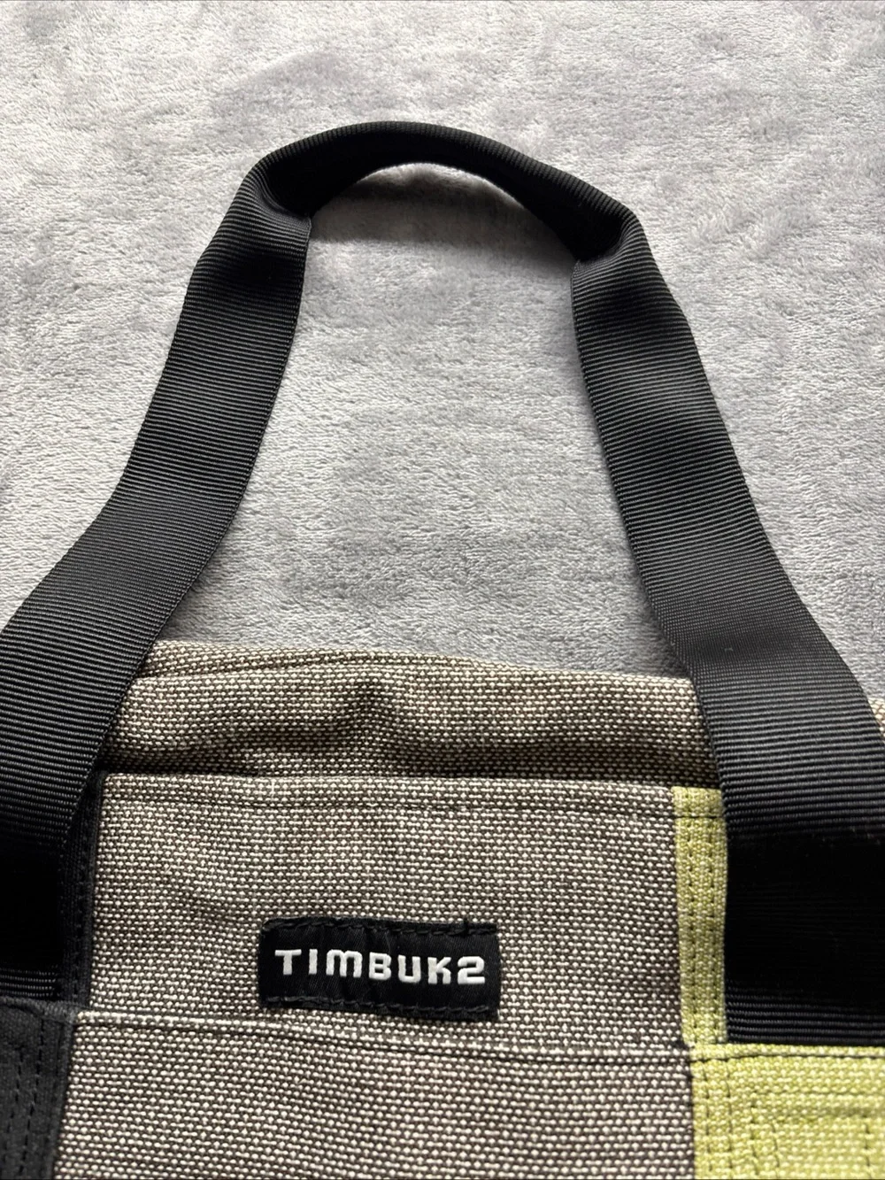 Timbuk2 unisex Tricolor Canvas Tote Bag - Black/Gray/Olive